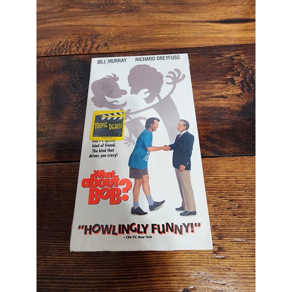 VHS What about Bob?‎ SEALED Bill Murray Richard Dreyfuss